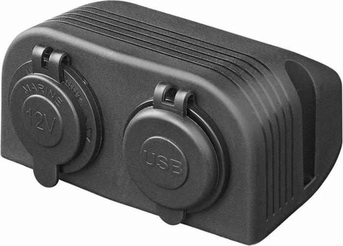 ProPlus 12V stopcontact USB en USB C opbouwkit