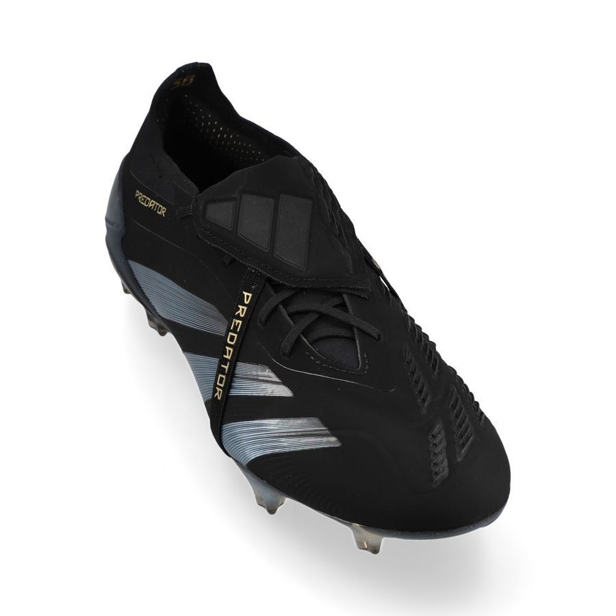 adidas Predator Elite Fold-over Tongue FG Dark Spark - Noir/Gris/Doré
