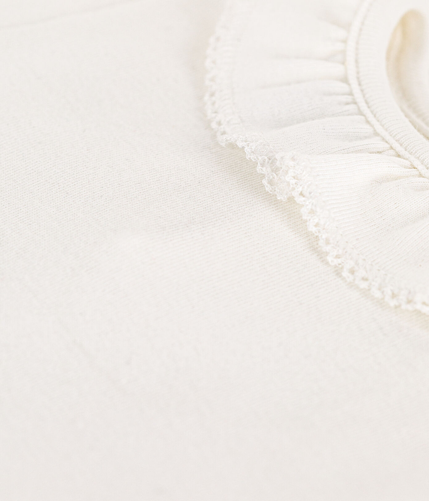 Body manches courtes bébé à collerette en coton