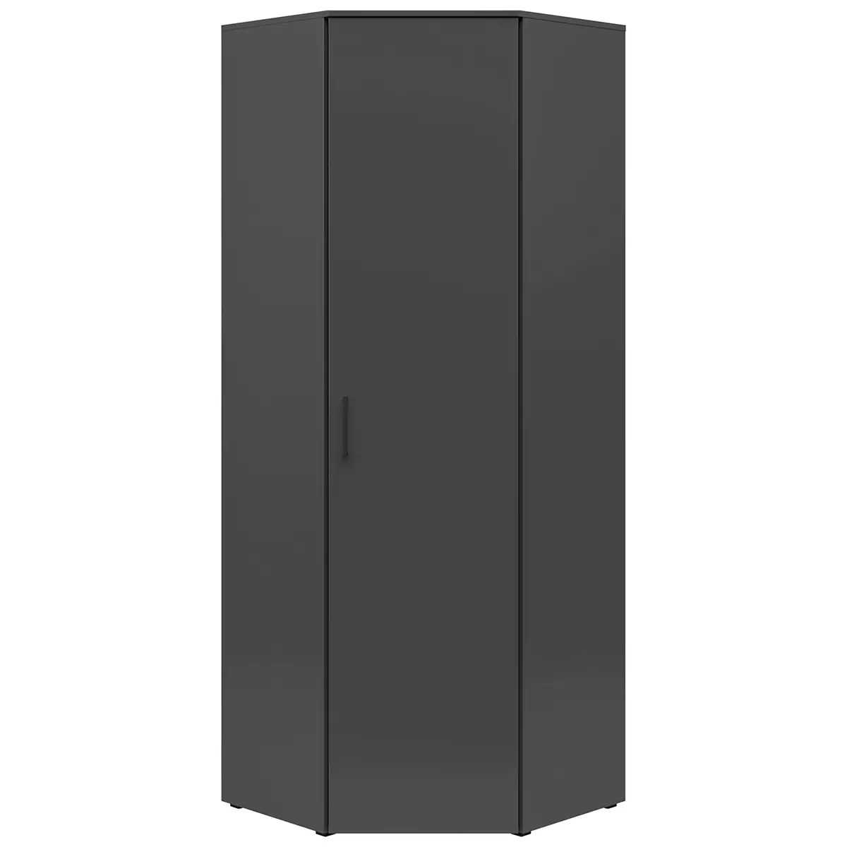 Eckschrank Cabinet Anthrazit
