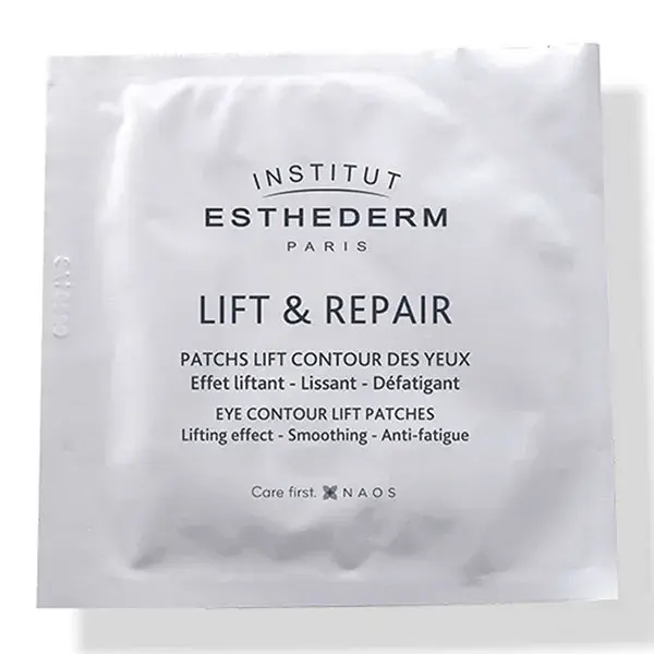 Adesivos Esthederm Lift & Repair para contorno dos olhos, 10 unidades (2 adesivos).