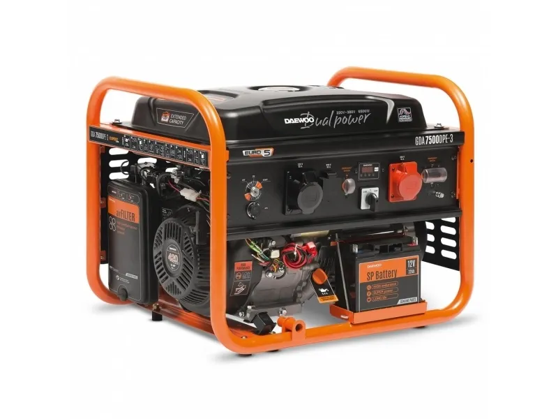 Daewoo GDA 7500DPE-3 6500 W 3-faset generator