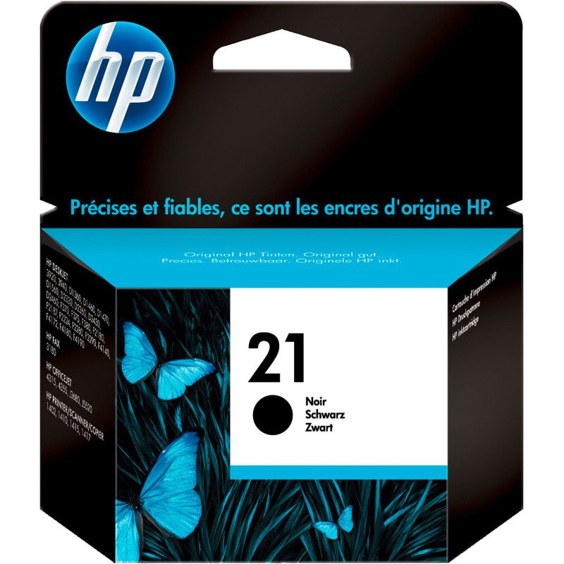 Cartouche HP 21 noire pour imprimante jet d'encre