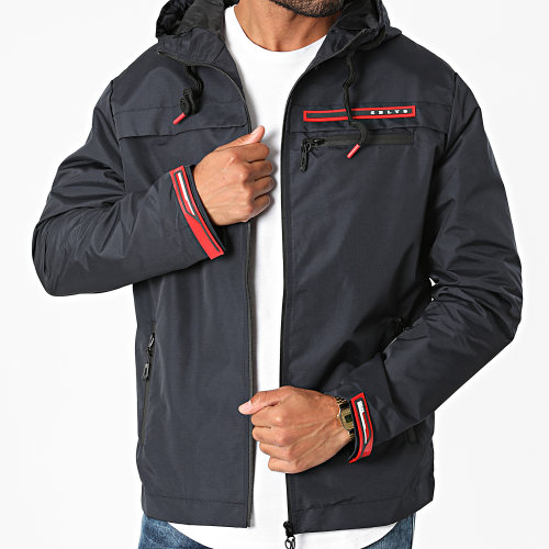 Veste Zippée Capuche Salif Bleu Marine