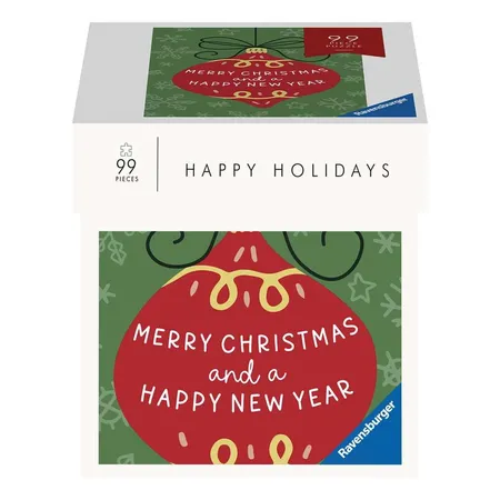 Ravensburger Puzzle - Merry Christmas and a Happy New Year, 99 Teile