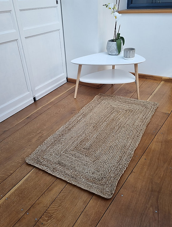 Tapis rectangulaire Bandung jute 70x140cm