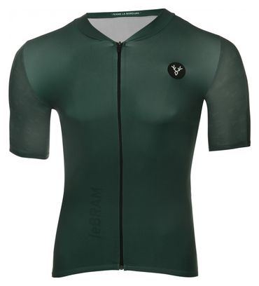 Maillot Manches Courtes LeBram Loze Vert Agave Coupe Aero