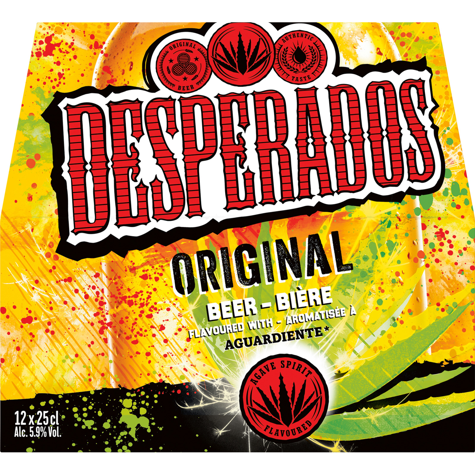 Desparados Original Bier 12 x 25 cl Glas