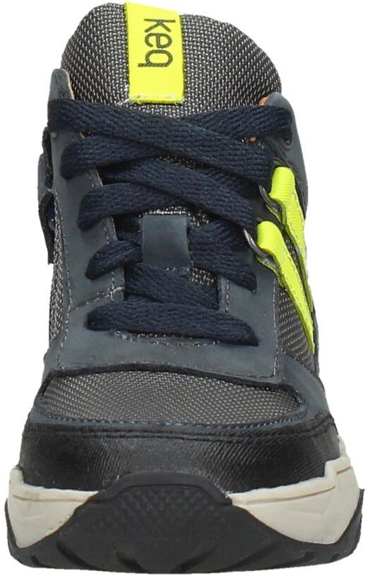 Keq Veterschoenen Hoog blauw