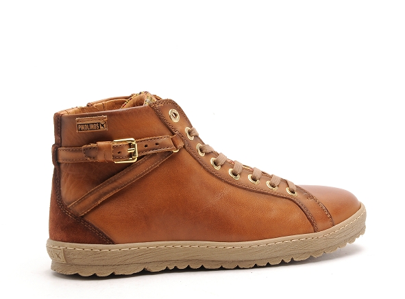 Pikolinos boots bottine plates femme lagos 9017312 marron