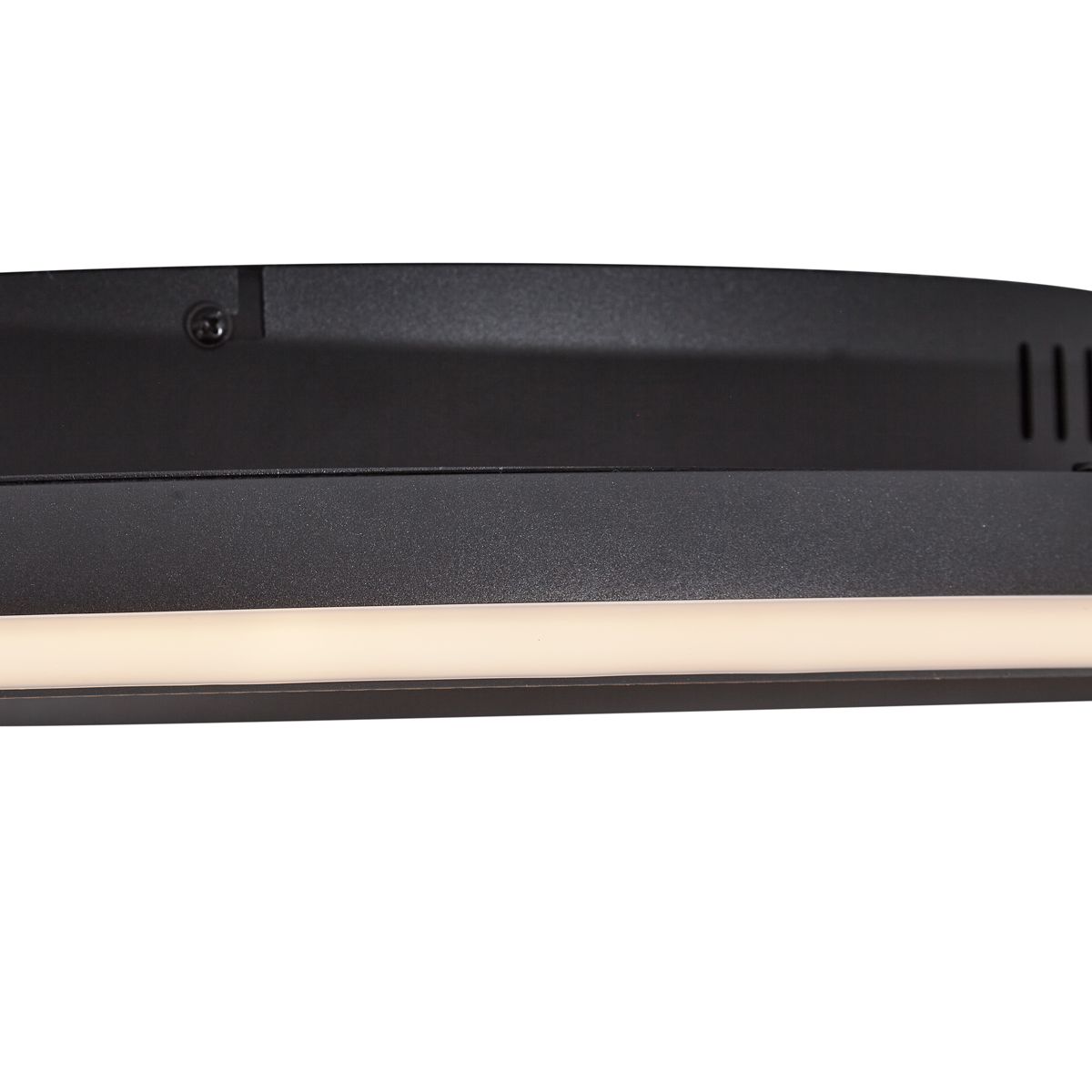 Design plafondlamp zwart met vilt incl. LED 3-staps dimbaar - Xavi Felt