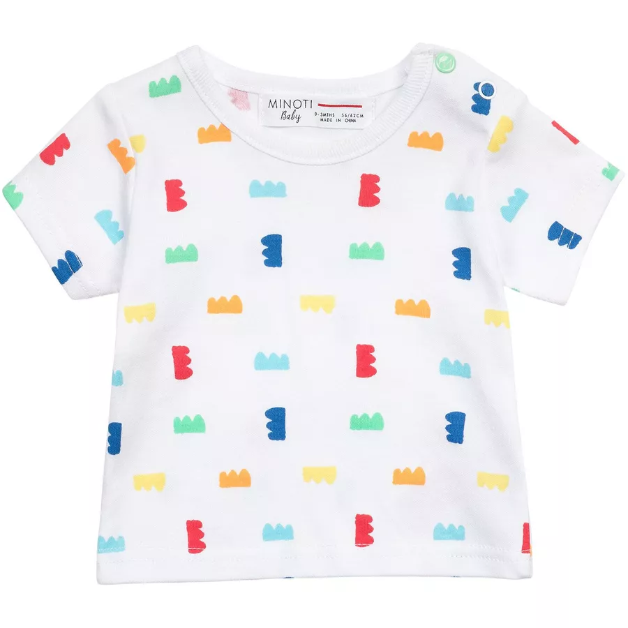 MINOTI 3er-Pack T-Shirts Weiß