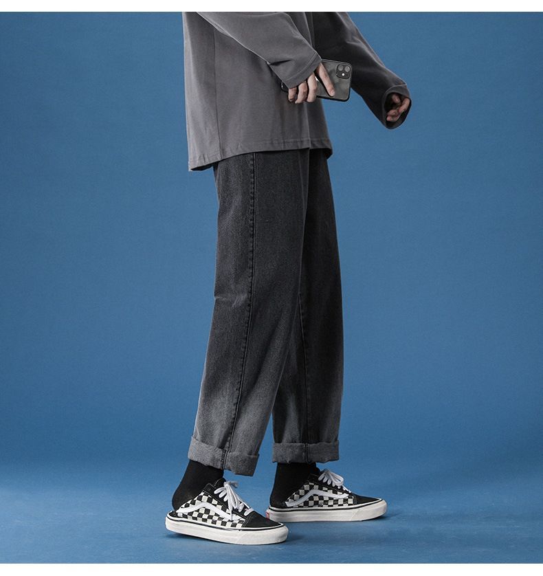 POSI - Rechte jeans met kleurverloop