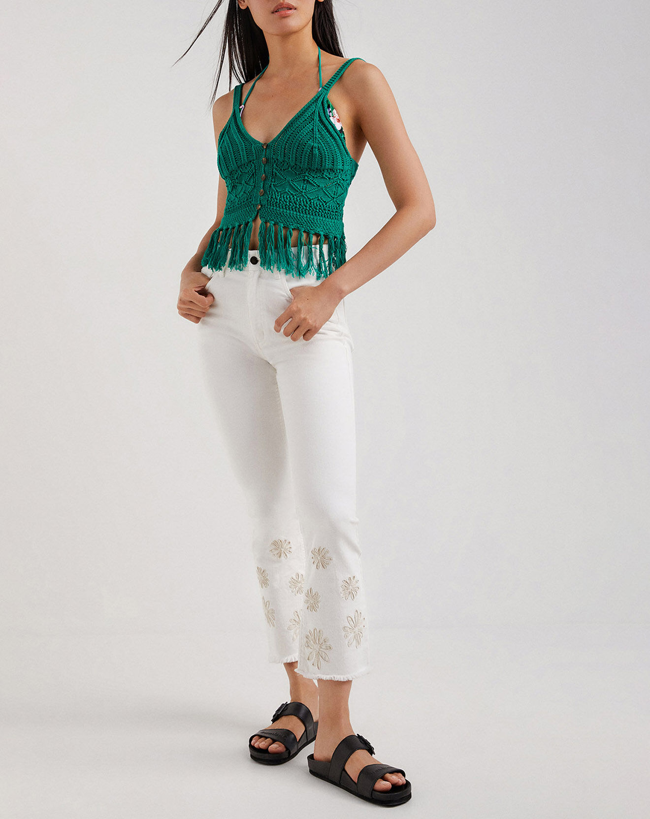 Desigual Top Hedi vert émeraude