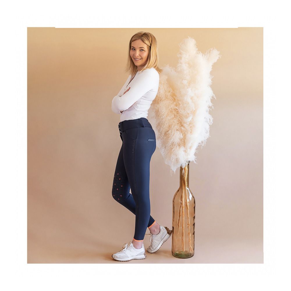 Gem DORADO - Pantalon siliconé Femme bleu marine