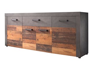 Sideboard Indy Grau/Braun 178 x 77 x 40 cm