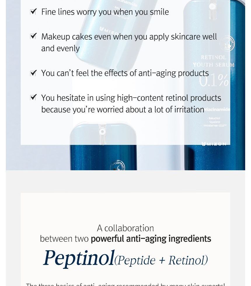 MIZON - 0,1% Retinol Jeugd Serum