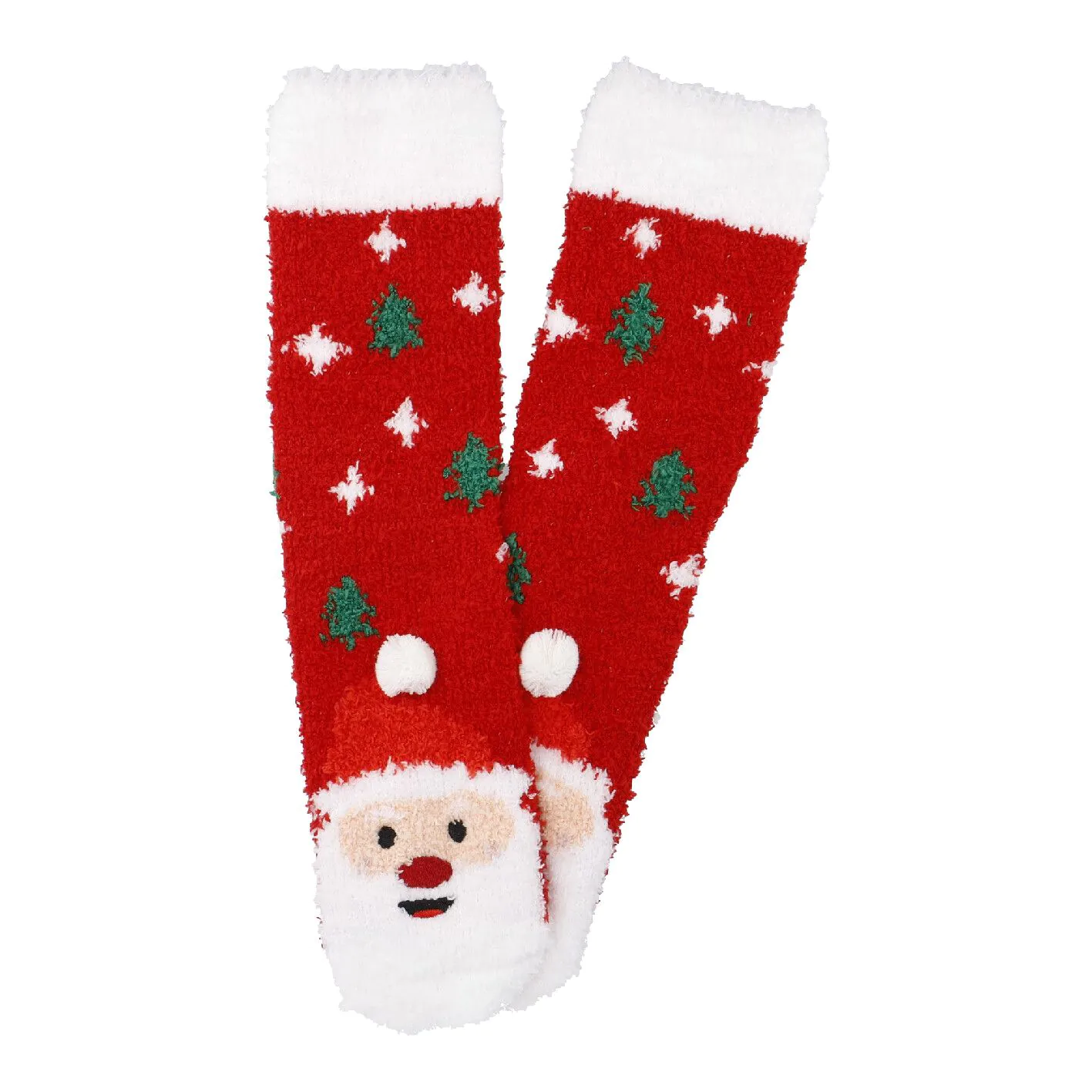 Kuschelsocken 3D/Xmas, Weihnachtsmann