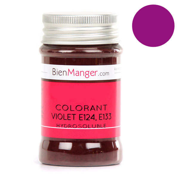 Colorant alimentaire violet - Poudre hydrosoluble