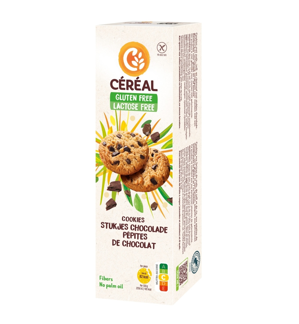 Céréal Cookies choco glutenvrij (150 gr)