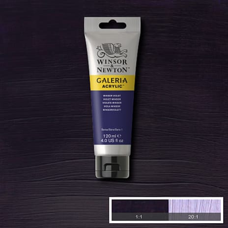 Galeria akrylmaling 120 ml - Winsor Violet