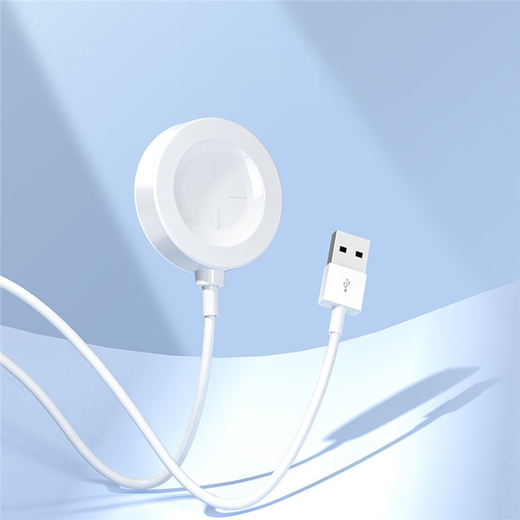 (1m) USB A auf Huawei Watch GT 3 Magnetisches Ladekabel - Weiss