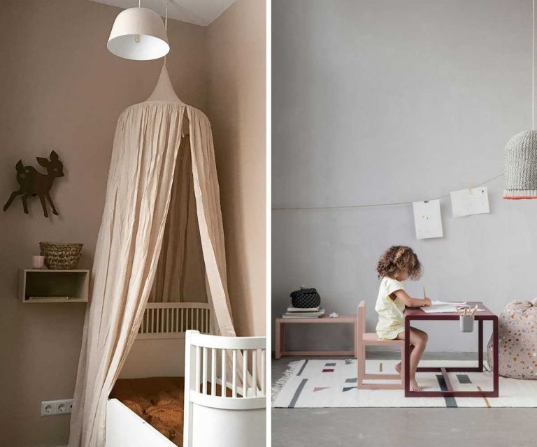 Ferm Living Little Architect kinderbank cashmere