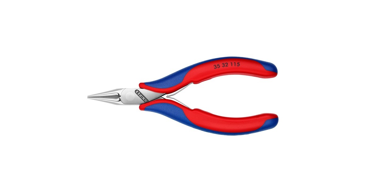 KNIPEX7-delige Etui 00 20 16 tangenset  (Rood/blauw)