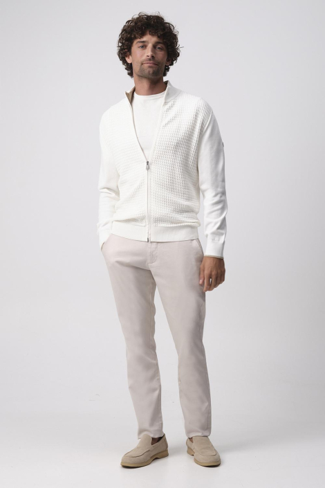 Campbell ecru heren vest