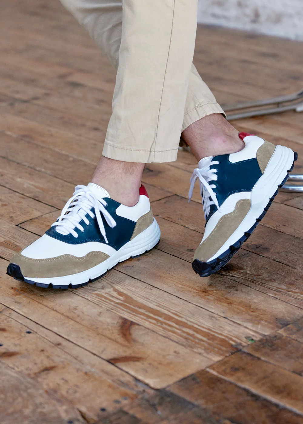 RUNNER VITO CUIR MULTICOLOR