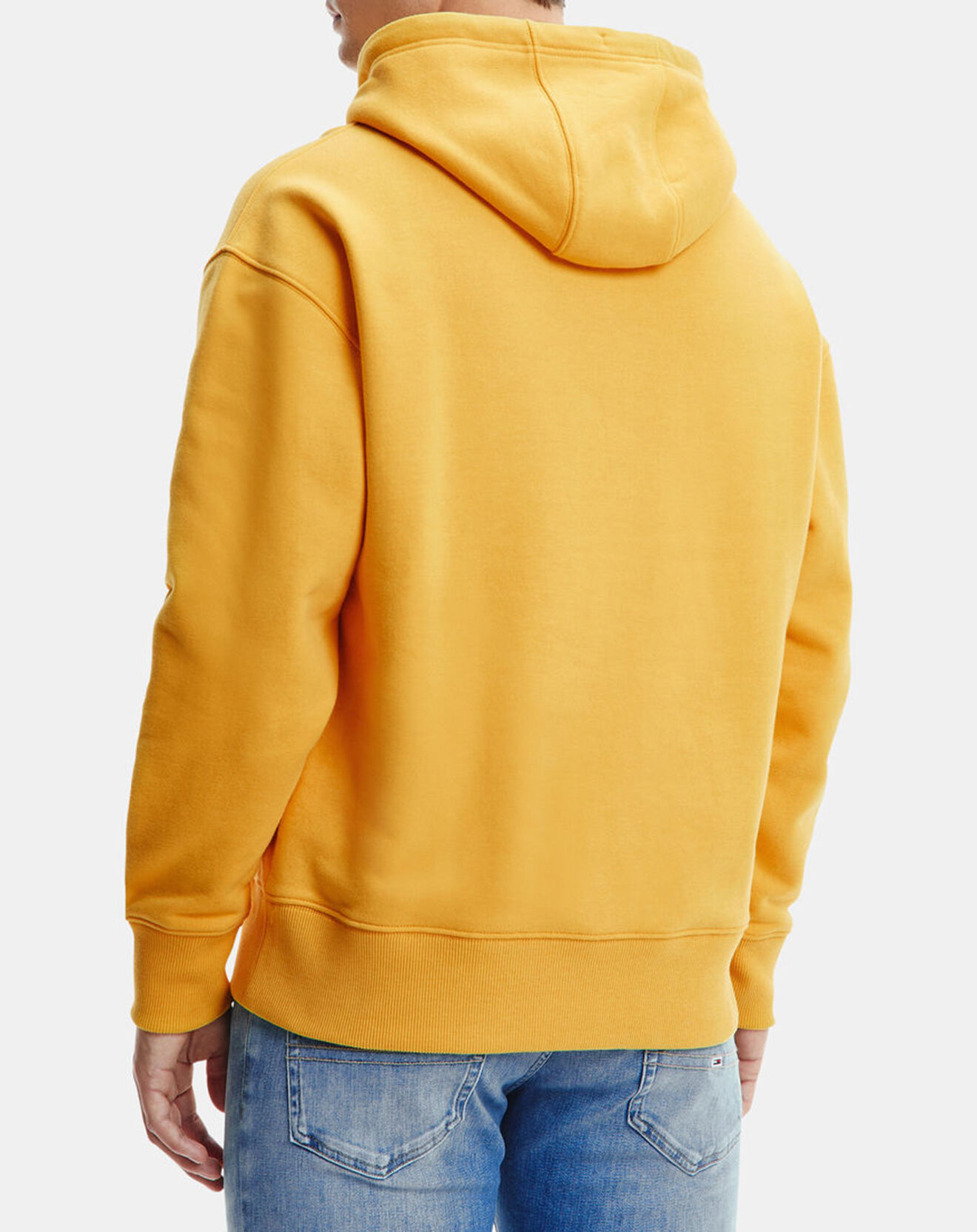 Tommy Jeans Sweat à capuche Signature jaune
