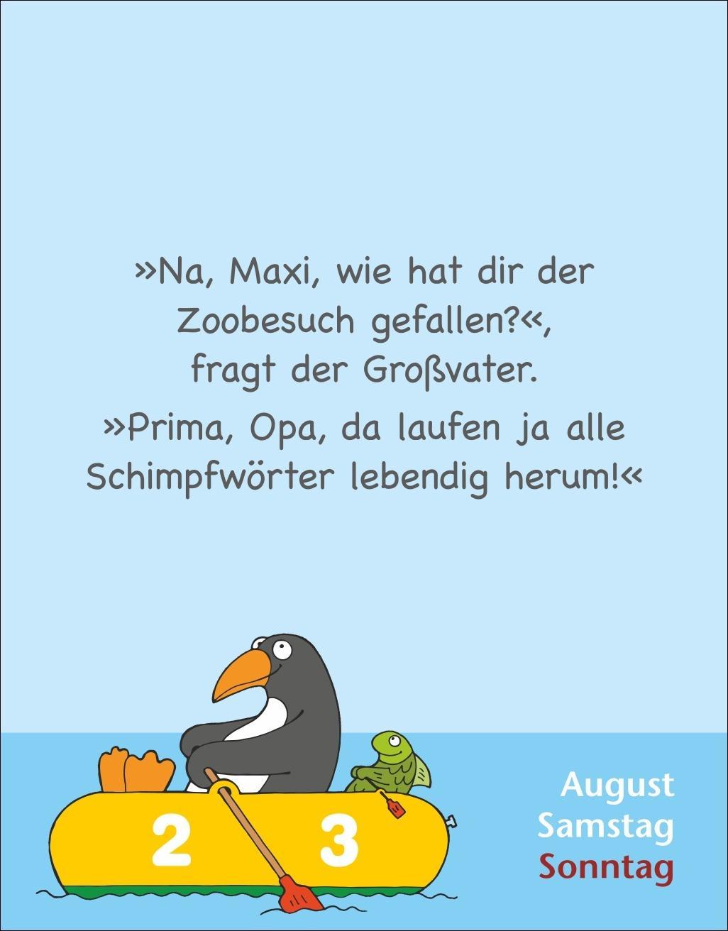 Witze Kids Tagesabreißkalender 2025