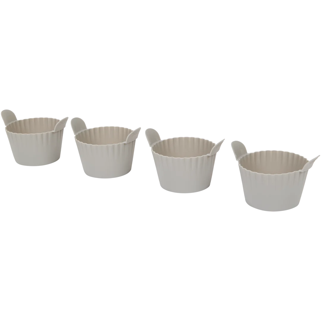 Lowenthal airfryer bakvormen 4 stuks | diverse kleuren