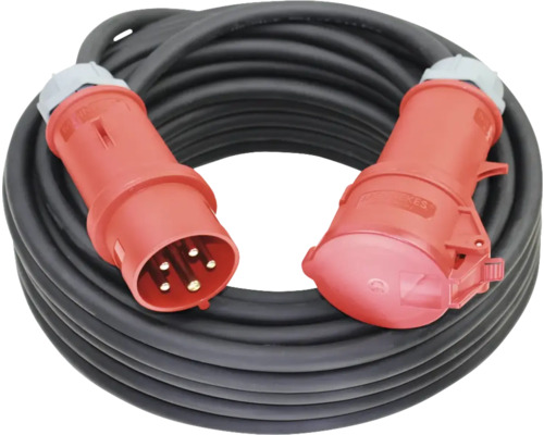 Mennekes CEE verlengkabel IP44 32A 400V 5-pins H07RN-F 5G4 10 m zware stroomkabel