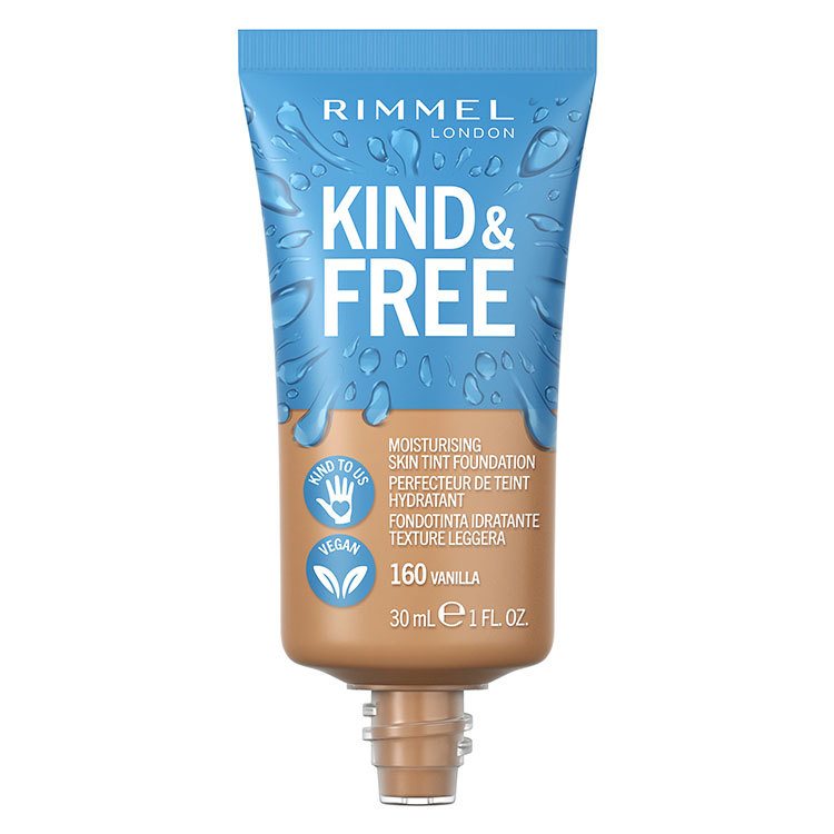 Rimmel London Kind & Free Moisturising Skin Tint Foundation 160 Vanilla 30ml