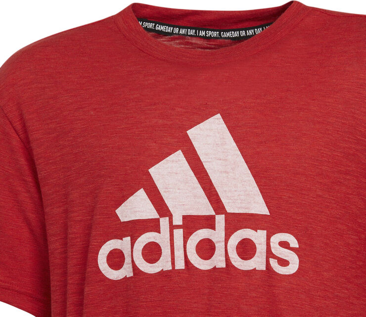 adidas Badge of Sport Summer trænings T-shirt Rød