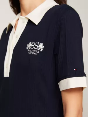 Vestido Polo Midi Canelado da Coleção 1985