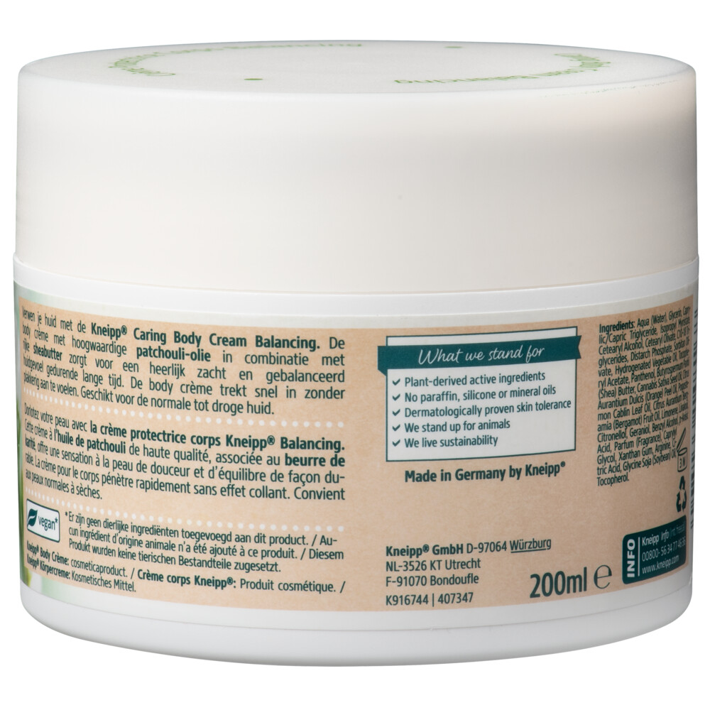 Kneipp Caring Body Creme Balancing200 ml