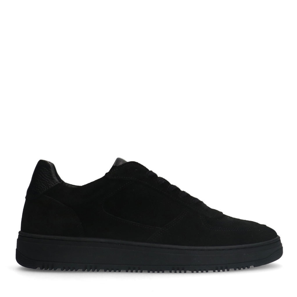 Zwarte suède sneakers