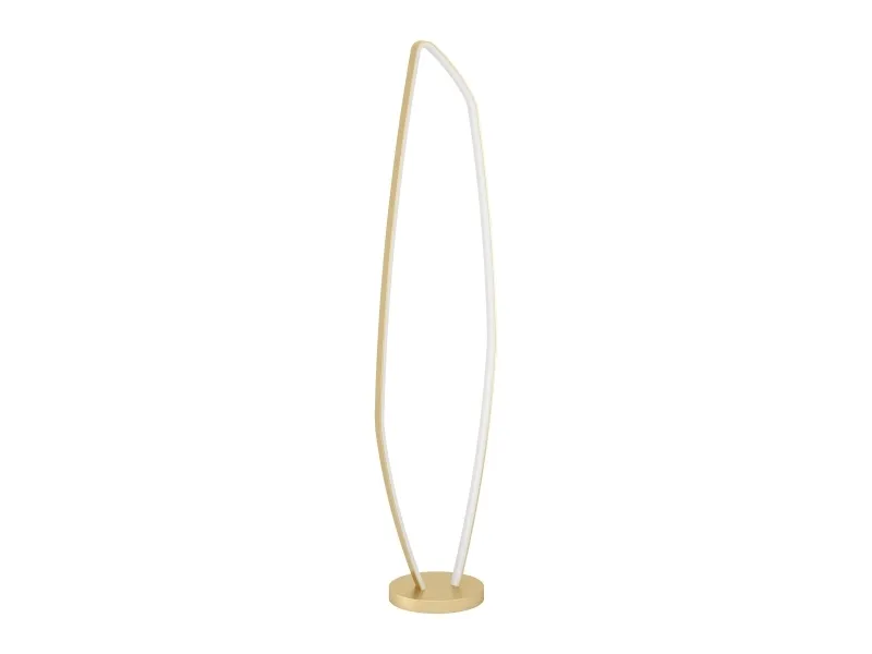 EGLO VALLEROSA GULV MESSING/HVID