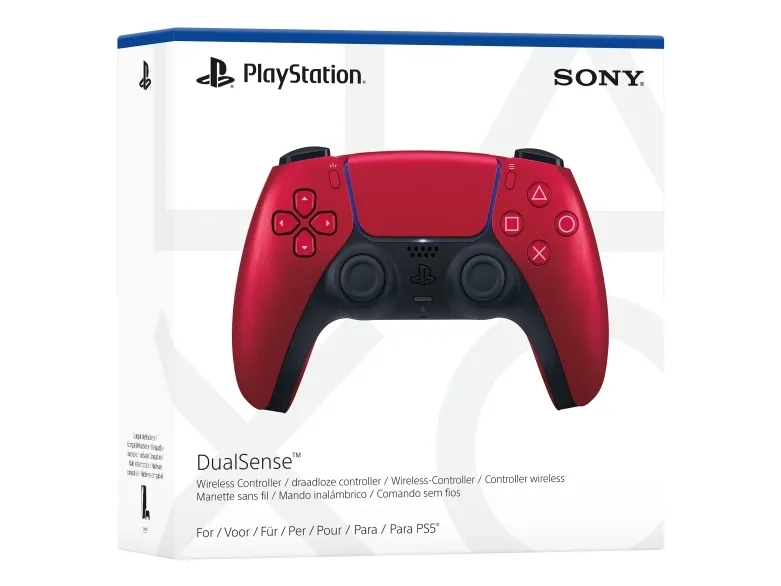 Sony | DualSense™ - Gamepad - trådløs - Bluetooth - for Sony PlayStation® 5 | Cosmic Red