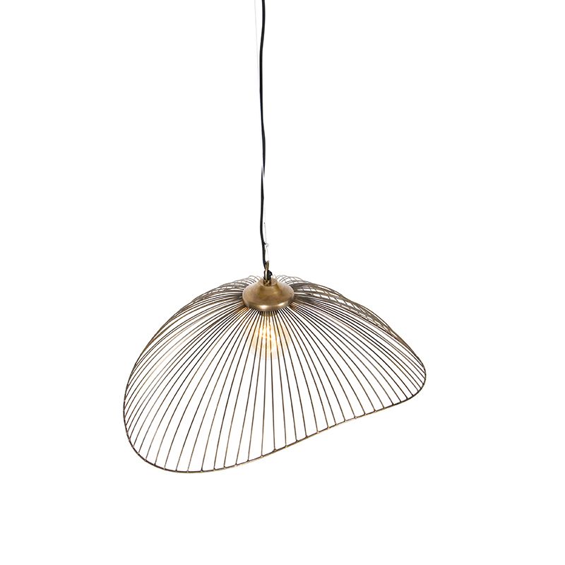 Design hanglamp messing draad 64cm - Pia