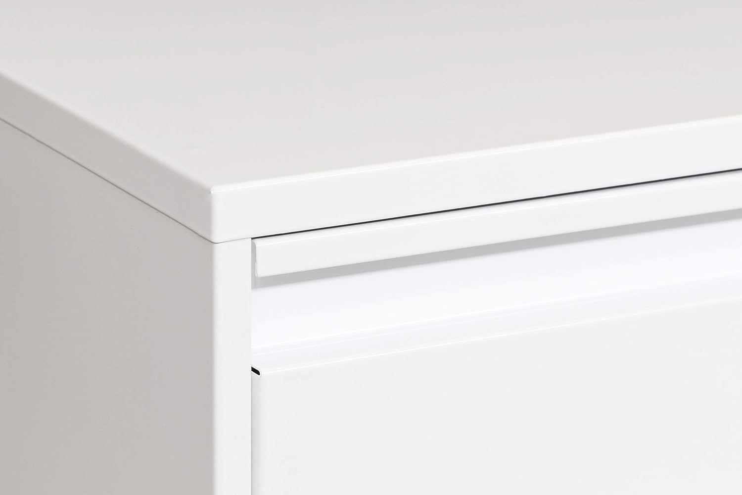 ARREGUI Basic CR401-B Mülltrennsystem aus Stahl | 3 Fächer Mülleimer für die Küche | 3 Fach Abfalleimer | 11+11+23 L (45 L) | Herausnehmbare Inneneimer | Recycling Schrank für Mülltrennung | weiß