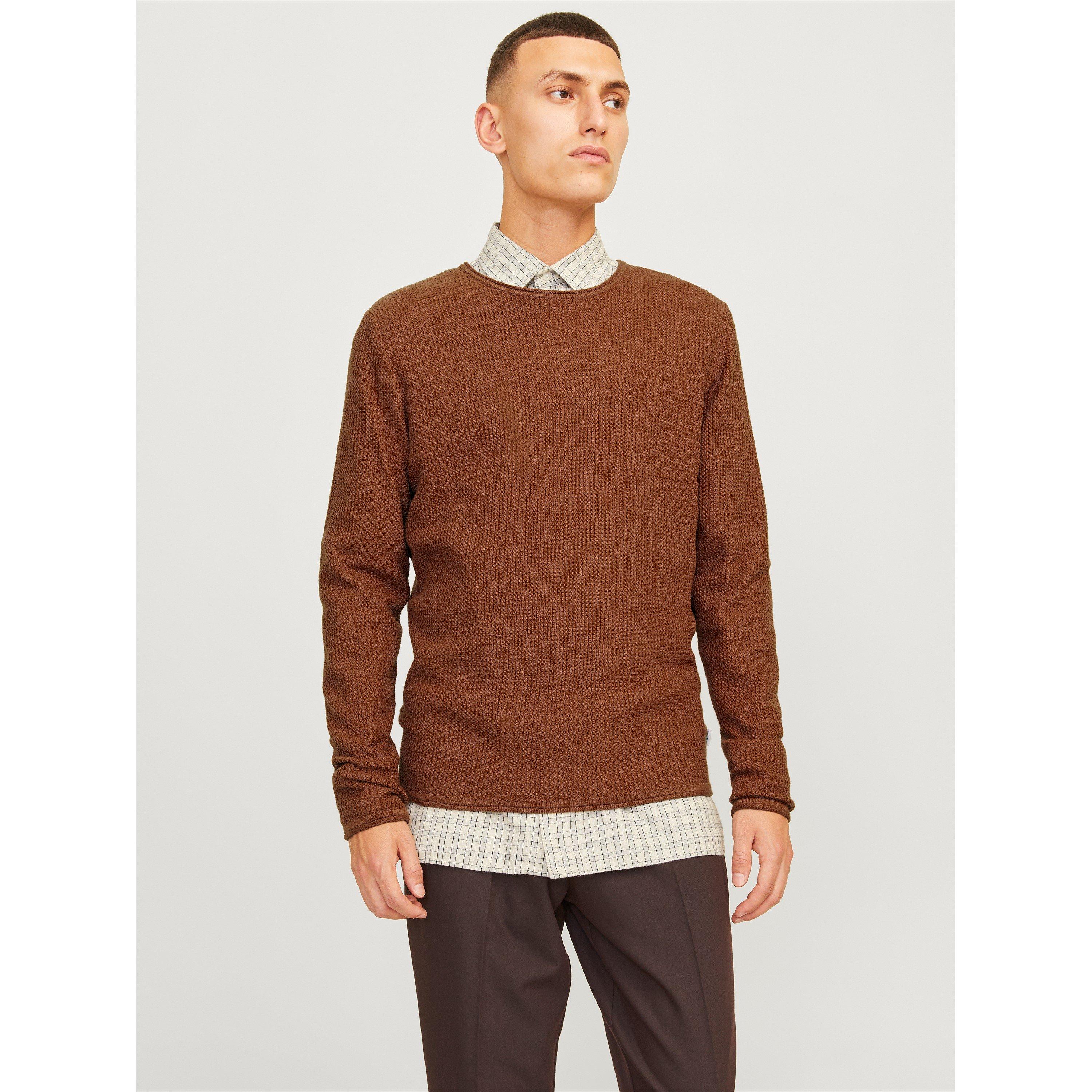 Jack and Jones JJ Carpenter Knit Crew Sweater Mens