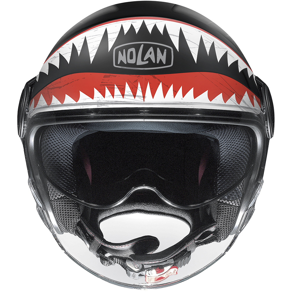 Nolan - Casque N21 Visor Skydweller Noir Mat / Gris / Blanc / Rouge