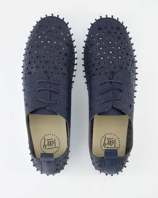 Terry Poppy Sneaker in Blau