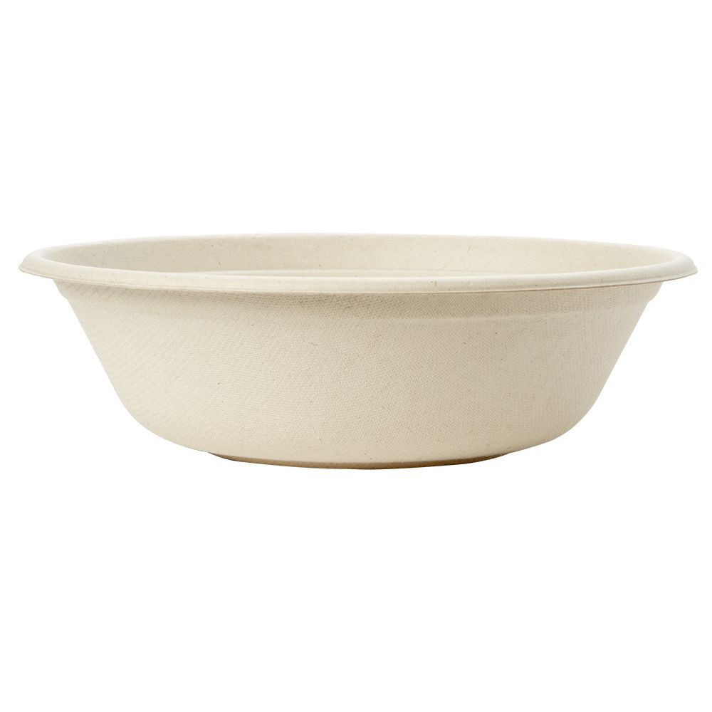 Saladier beige en pulpe de canne à sucre x20