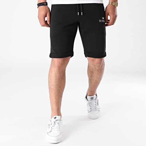 Short Jogging Royaume Noir Blanc