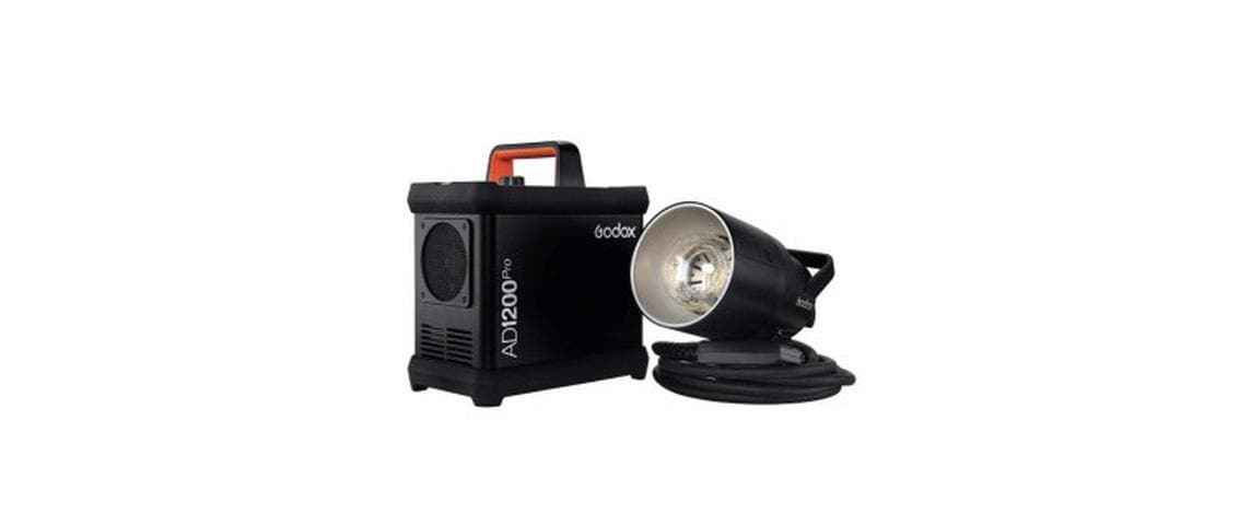 Blitzgerät AD1200Pro Kit<br>Leistungsstarker Studioblitz mit 1200Ws, Akkubetrieb und Bowens-Anschluss