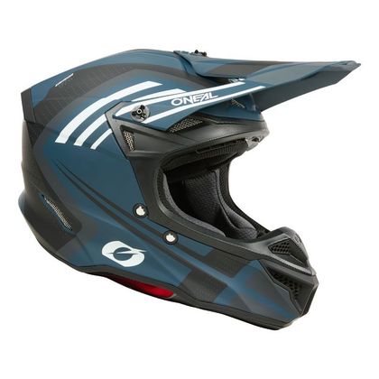 Casque cross O'Neal 5SRS POLYACRILYTE - SPIKE 2025 - Blanc / Bleu